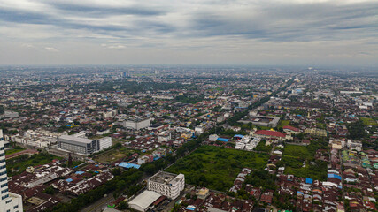 Fototapeta na wymiar Medan is the capital and largest city of the Indonesian province of North Sumatra, Indonesia.