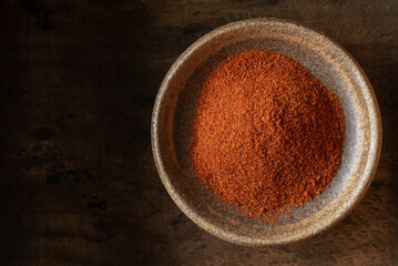 Ground Cayenne Pepper in a Bowl