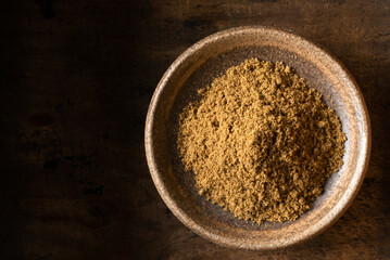 Ground Cumin in a Bowl