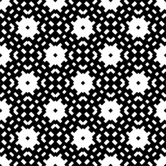 Abstract seamless monochrome pattern on white background for coloring. Design for banner, card, invitation, postcard, textile, fabric, wrapping paper, coloring book.