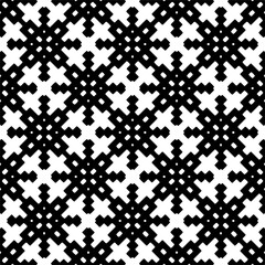 Abstract seamless monochrome pattern on white background for coloring. Design for banner, card, invitation, postcard, textile, fabric, wrapping paper, coloring book.