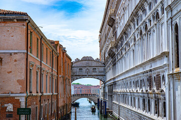 Venice in Italy and venetian landscapes