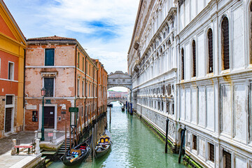 Venice in Italy and venetian landscapes