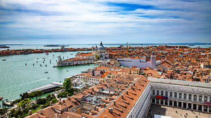 Venice in Italy and venetian landscapes