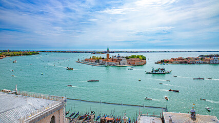 Venice in Italy and venetian landscapes - obrazy, fototapety, plakaty