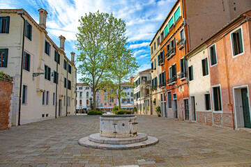 Venice in Italy and venetian landscapes
