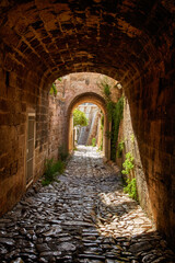 Bridge alley in Polignano a Mare