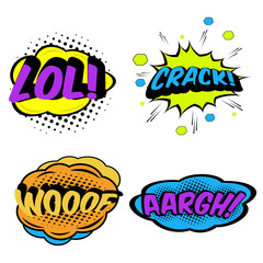  Comic Text Box Clipart PNG