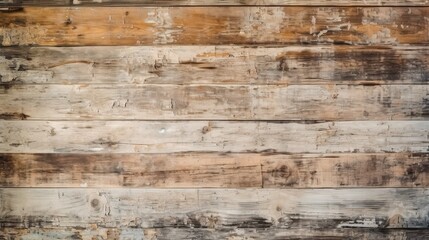 Aged barn wood background with rough, weathered texture, generative ai