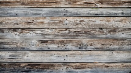 Obraz premium Aged barn wood background with rough, weathered texture, generative ai