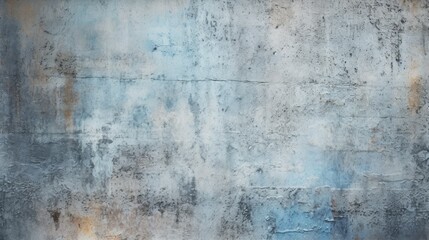 Fototapeta na wymiar Blue-gray cement concrete texture with a vintage, grungy look, generative ai
