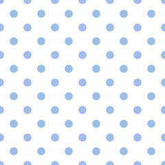 White Polka dot on green background. Polka dot background. White Polka dots trendy on dark blue background, tile. For fabric pattern, card, decor, wrapping paper	
