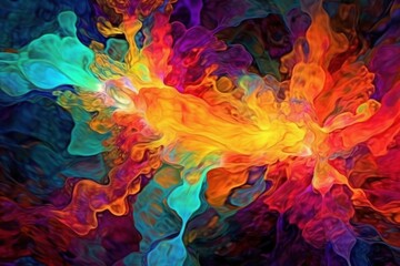 Obraz na płótnie Canvas generative ai fire flames background