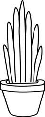 Potted Plant Illustration
