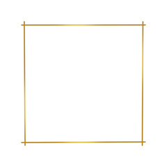 Gold square frame. - 600183536