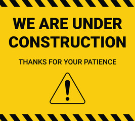 under construction sign