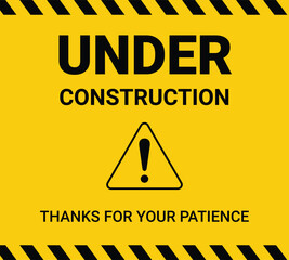 under construction sign