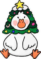 Naughty sweet little duck