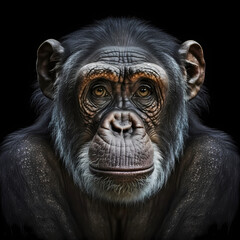 Chimpanzee. Generative AI