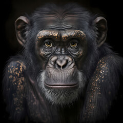 Chimpanzee. Generative AI