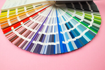 Catalog of color samples.