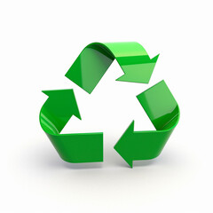 icon of ecological waste recycling. High quality illustration Generative AI