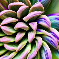 Fototapeta na wymiar A close-up of a vibrant succulent plant5, Generative AI