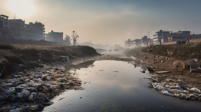 River pollution