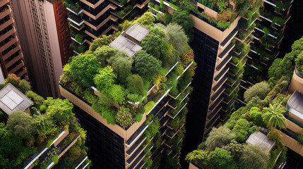 Green city - Futuristic city