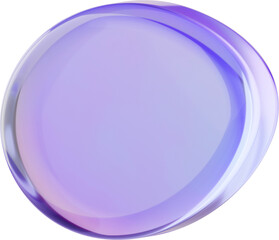 3d shape iridescent holographic gradient colors.