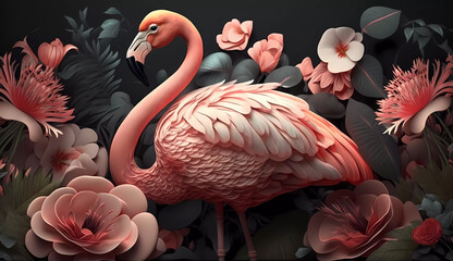 pretty pink flamingo

