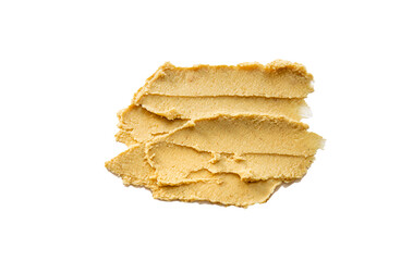 hummus, paste, white, background, isolated, fresh, traditional, homemade, snack, food, cuisine, spread, creamy, tasty, vegetarian, vegan, appetizer, arabic, healthy, delicious, top, view, dip, bowl, c