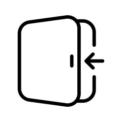 Login icon. sign for mobile concept and web design. vector illustration