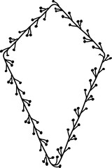 Kite Frame Flower frame leaf wreath Frame picture vector photo frame floral border Black decoration romantic winner award congratulations wedding anniversary birthday new year newborn Christmas