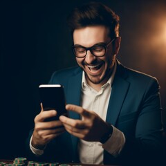 A man won a bet on the smartphone