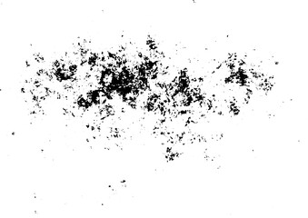 Rustic grunge texture with grain and stains. Abstract noise background. PNG graphic illustration with transparent background.