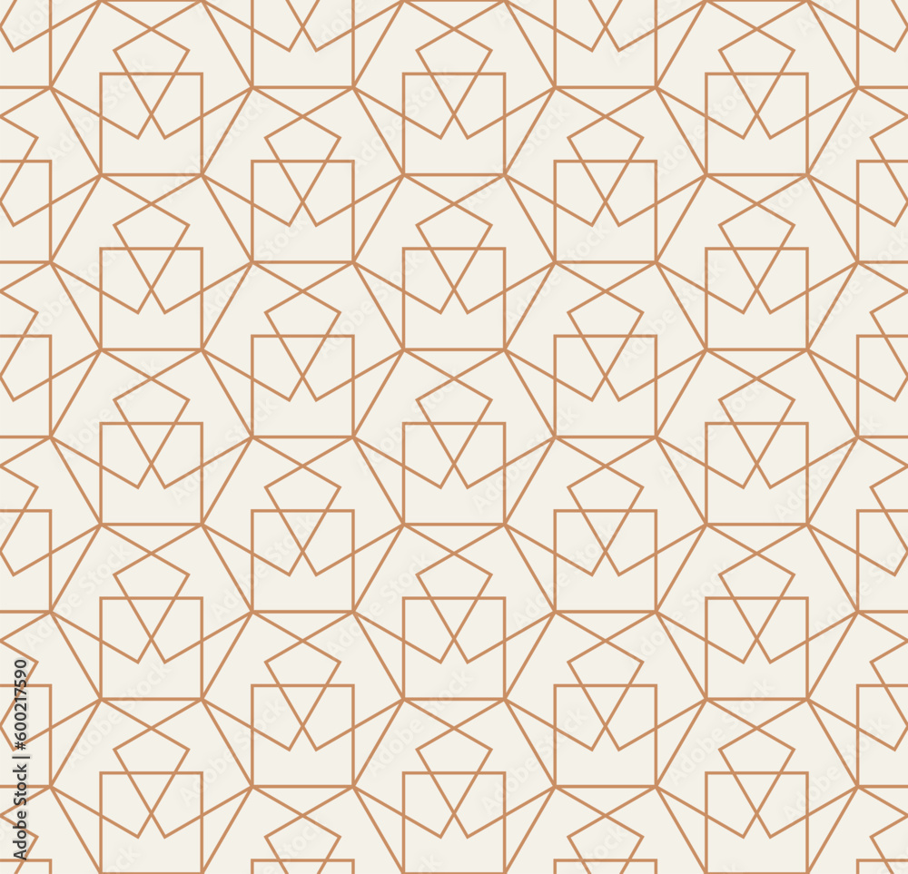 Wall mural vector seamless geometric pattern.linear pattern. wallpapers for your design. vector illustration.