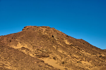 mountain landscape with blue sky