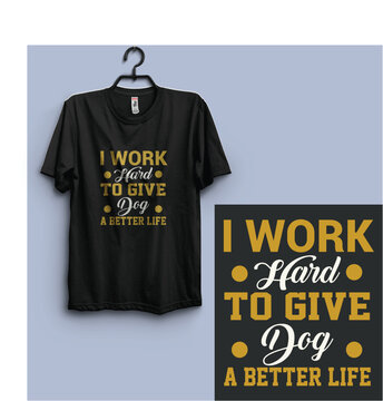 trending adobe stock dog t-shirt design 