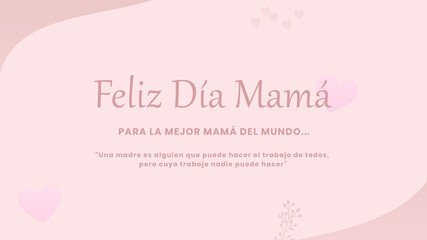 Tarjeta de regalo para mama dedicatoria día de la madre