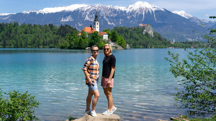 Fototapeta Bled Słowenia. Atrakcje turystyczne obraz
