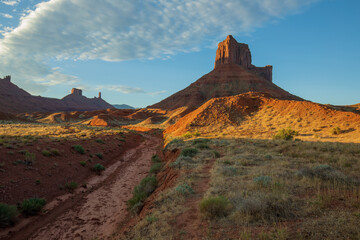 Scenic Landscape in the Utah Desert in Summer