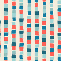 Seamless pattern. Hand drawn patterns inspired by the rich colors of natural dyes, organic and geometric shapes, vintage charm with a modern touch For wrapping paper, other design projects