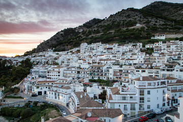 Obraz premium picturesque village of Mijas. Costa del Sol, Andalusia, Spain