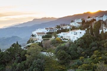 picturesque village of  Mijas. Costa del Sol, Andalusia, Spain