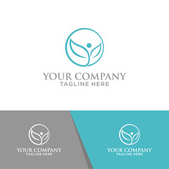 beauty cosmetic line art logo template vector illustration icon element