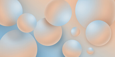 abstract background with balls