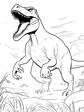dinosaur coloring book for kids