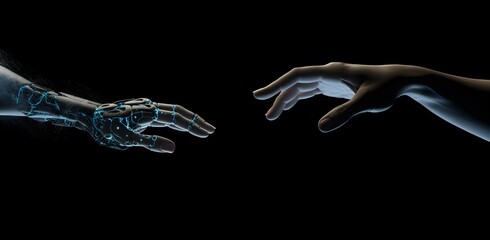 Robotic Hand Reaching for Human Hand