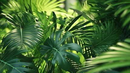 Tropical foliage background